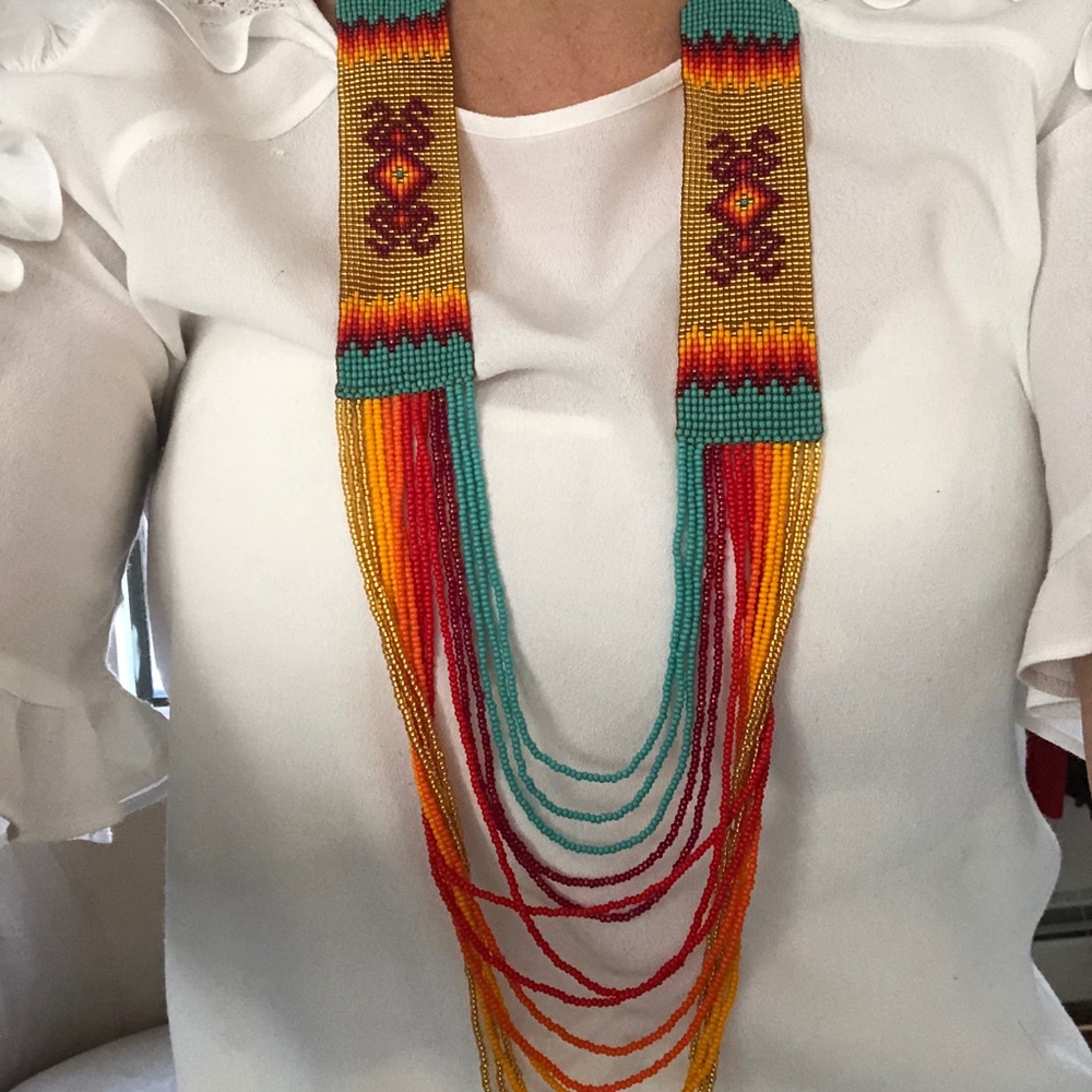 Necklace handmade Colombian Indias.